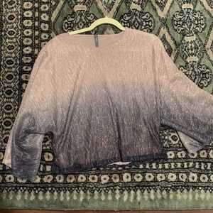 Ombré sparkle top
